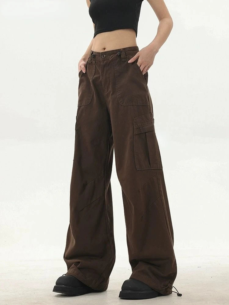 Pantalones Cargo Vintage para Mujeres - Estilo Y2K