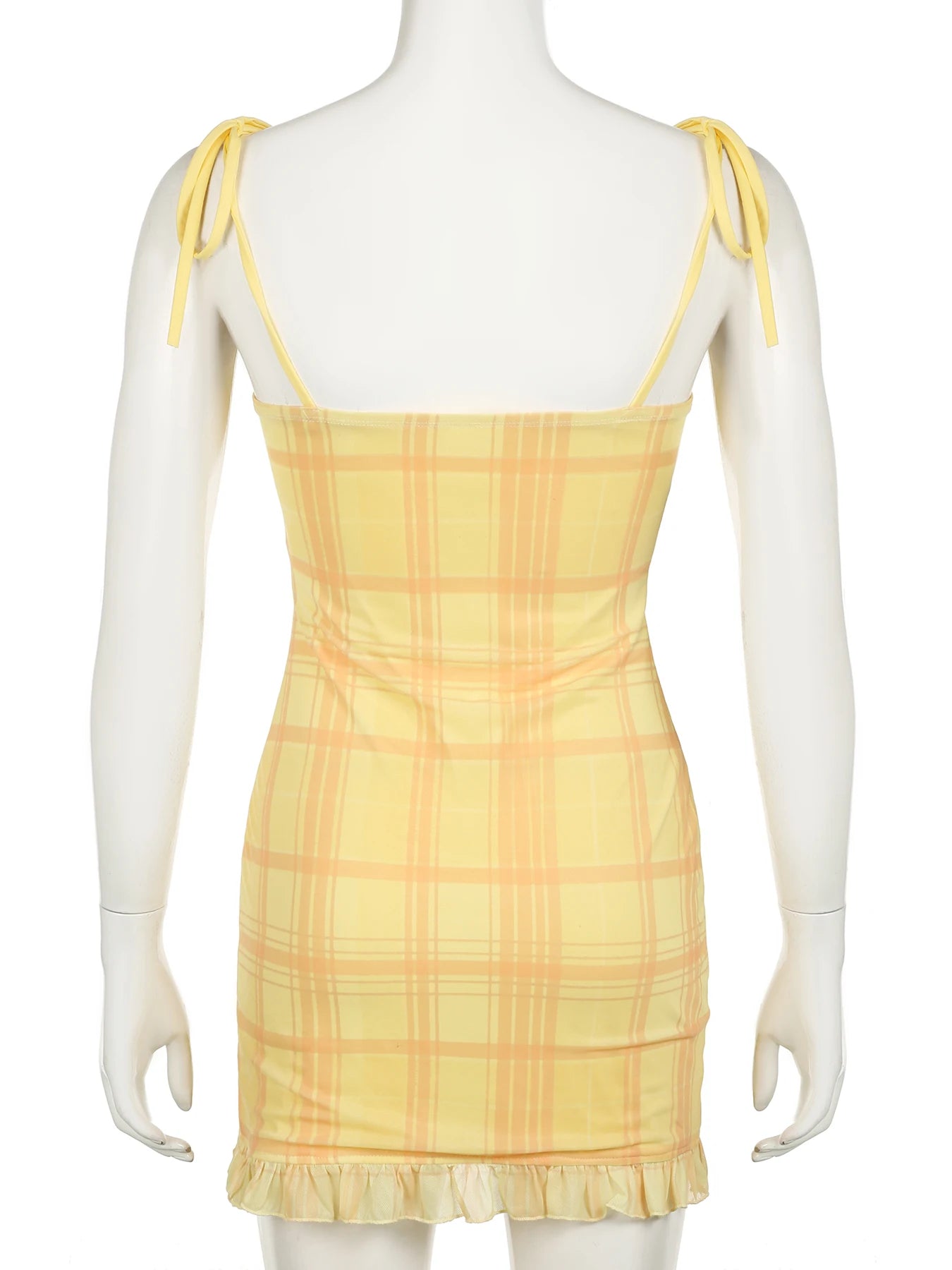Kanten Rand Bodycon Jurk