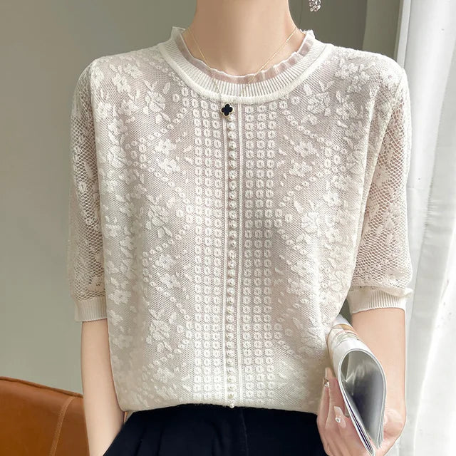 Chic Lace Top For Women