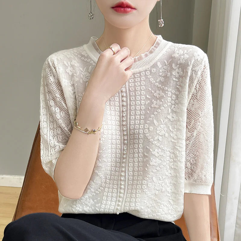 Chic Lace Top For Women