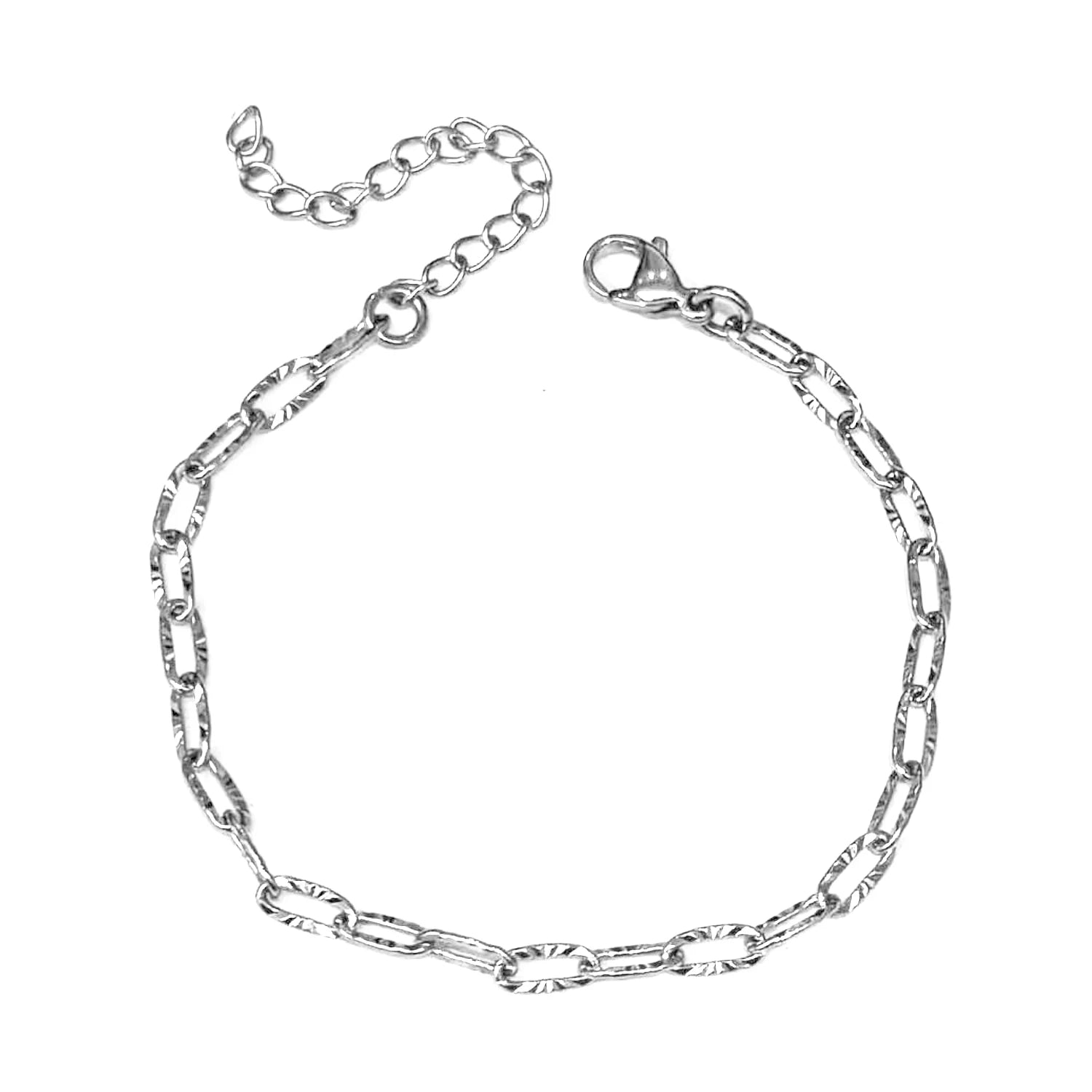 EverGlow Collana a Mano in Acciaio Inossidabile 3mm per Donne