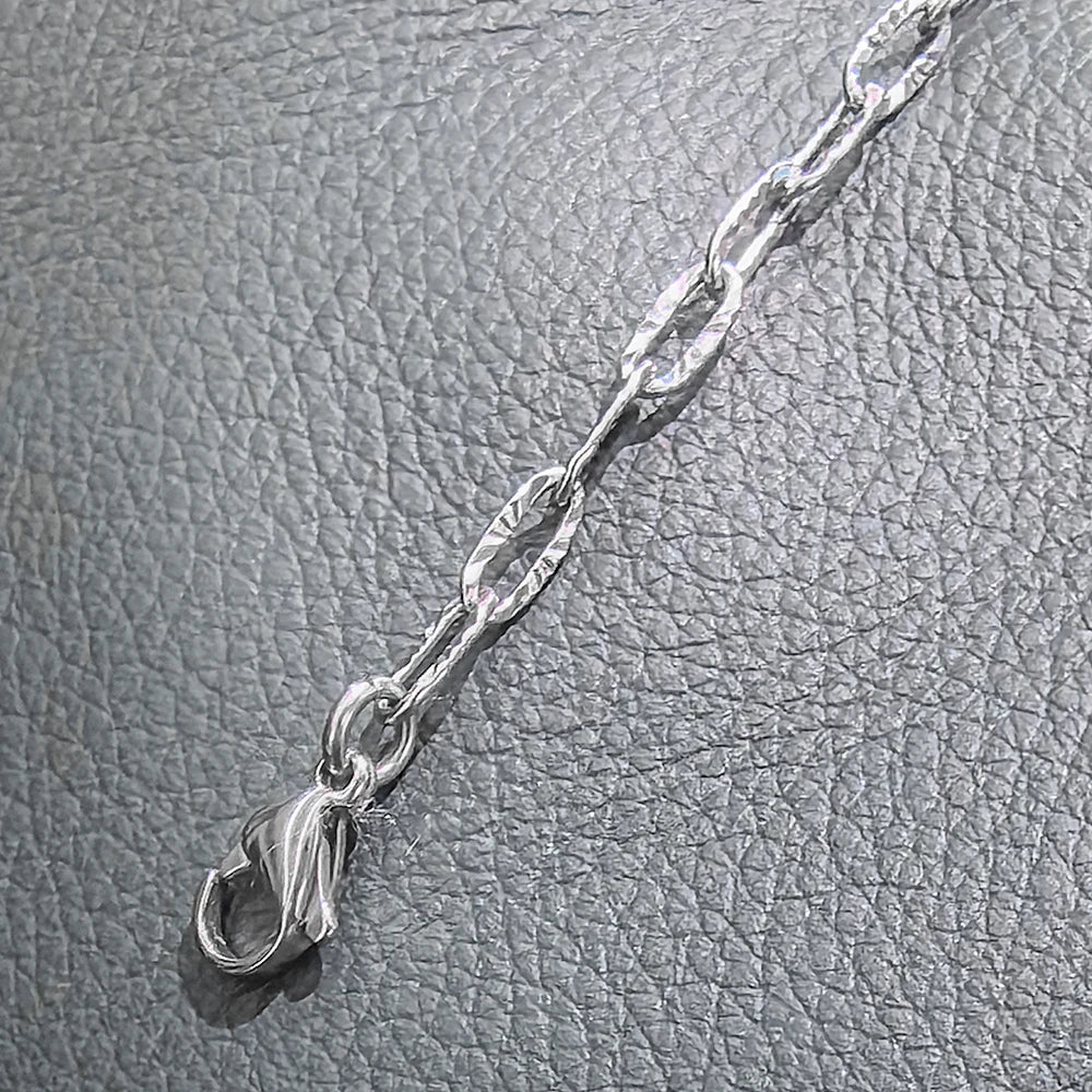 EverGlow Collana a Mano in Acciaio Inossidabile 3mm per Donne