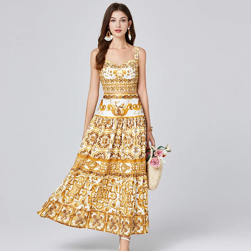 SunBlossom Zomerse Bloemen Rok Set