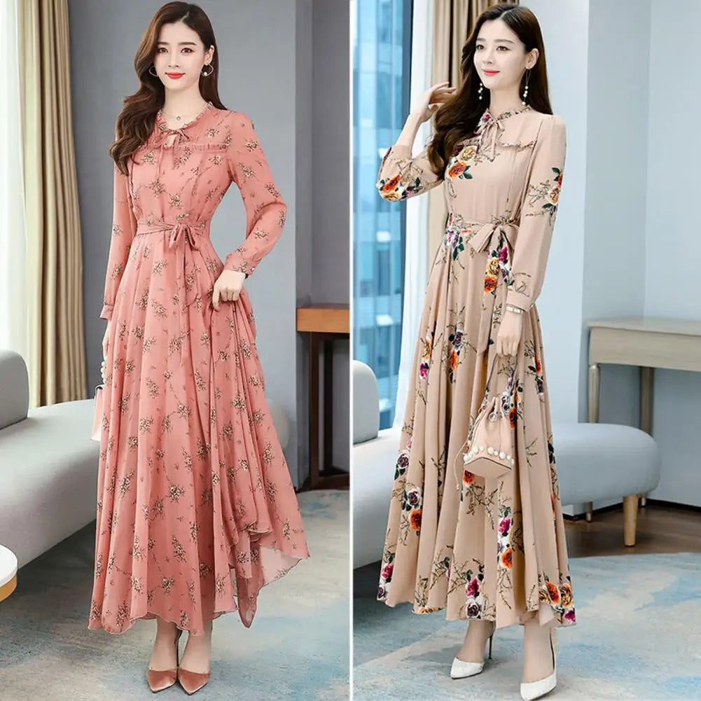 Eleganza Long Sleeve Maxi Dress