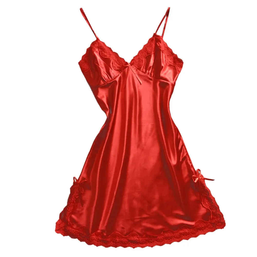 Sensuelle Elegance Kant Patchwork Camisola Lingerie Nachtkleding