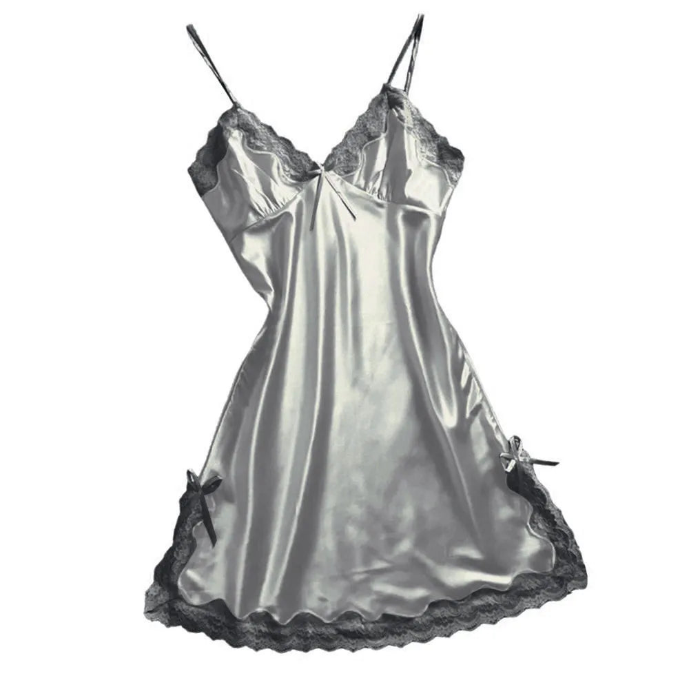 Sensuelle Elegance Kant Patchwork Camisola Lingerie Nachtkleding