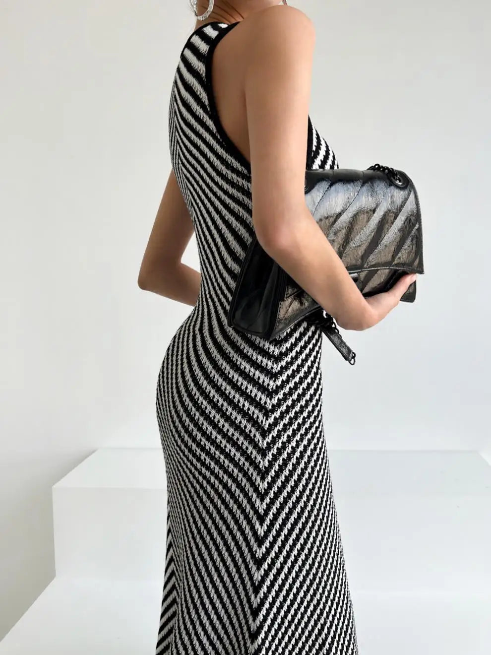 QuirkyLiefde Vestito a Righe