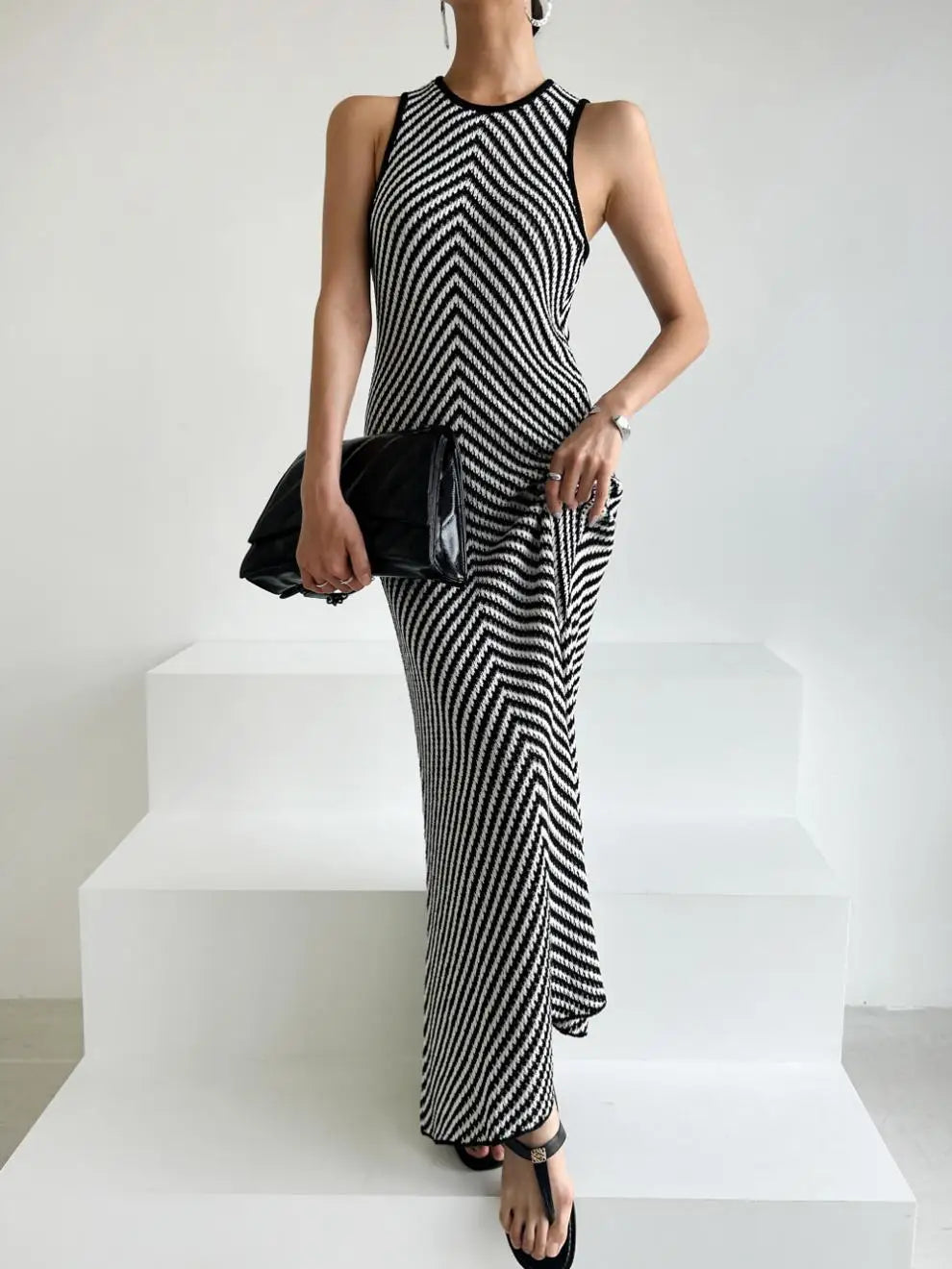 QuirkyLiefde Vestito a Righe