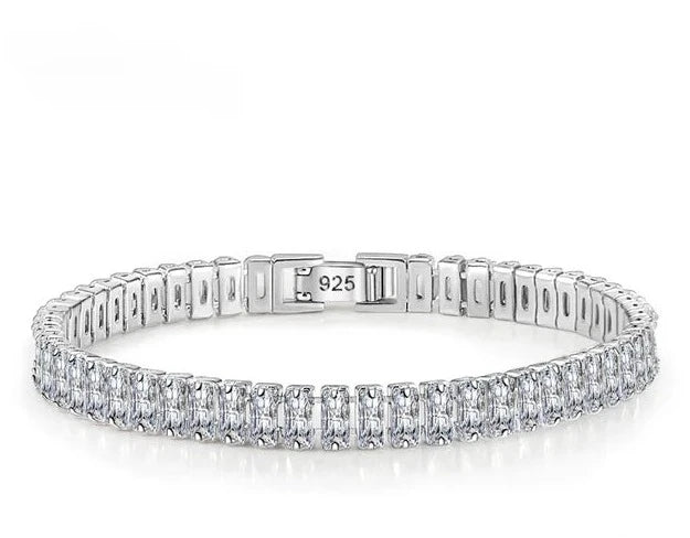 ZilverGlanz Luxus Kristallen Handarmband