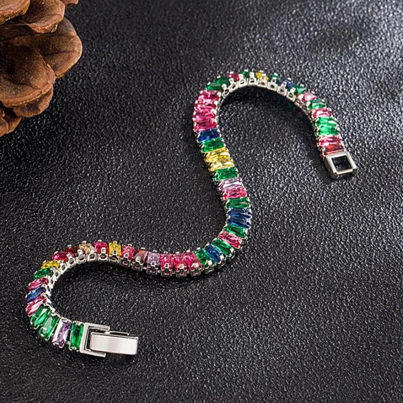 ZilverGlanz Luxus Kristallen Handarmband