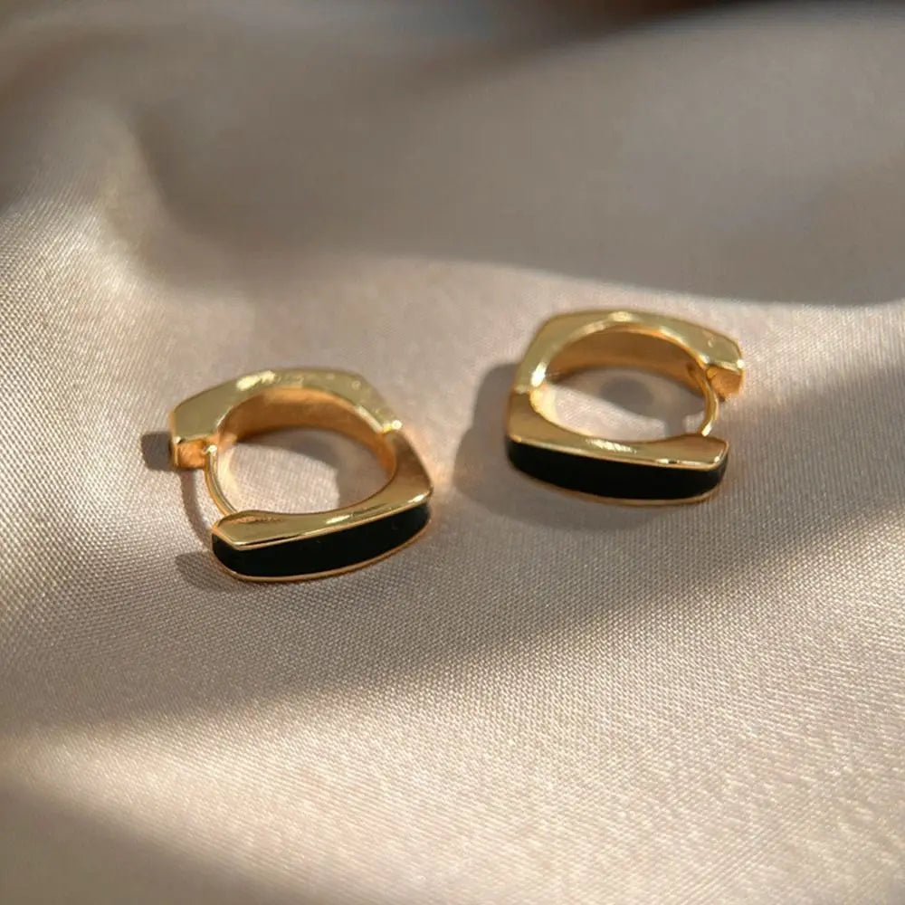 Betoverende Koreaanse Stijl Oorbellen met Glazuur