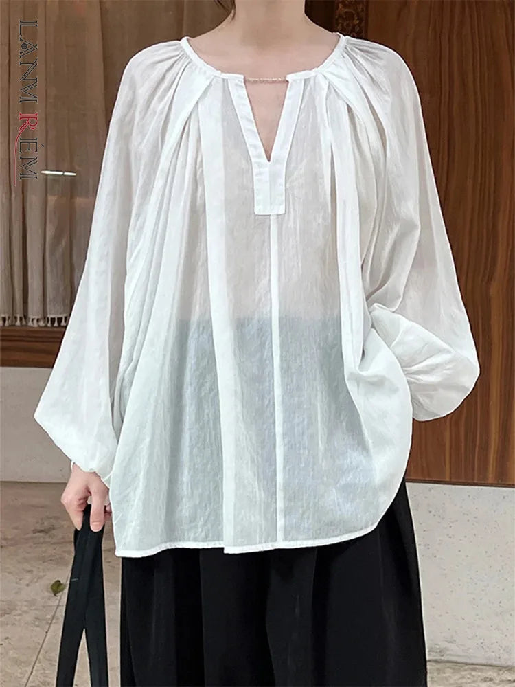 Blouse d'été papillon tropical