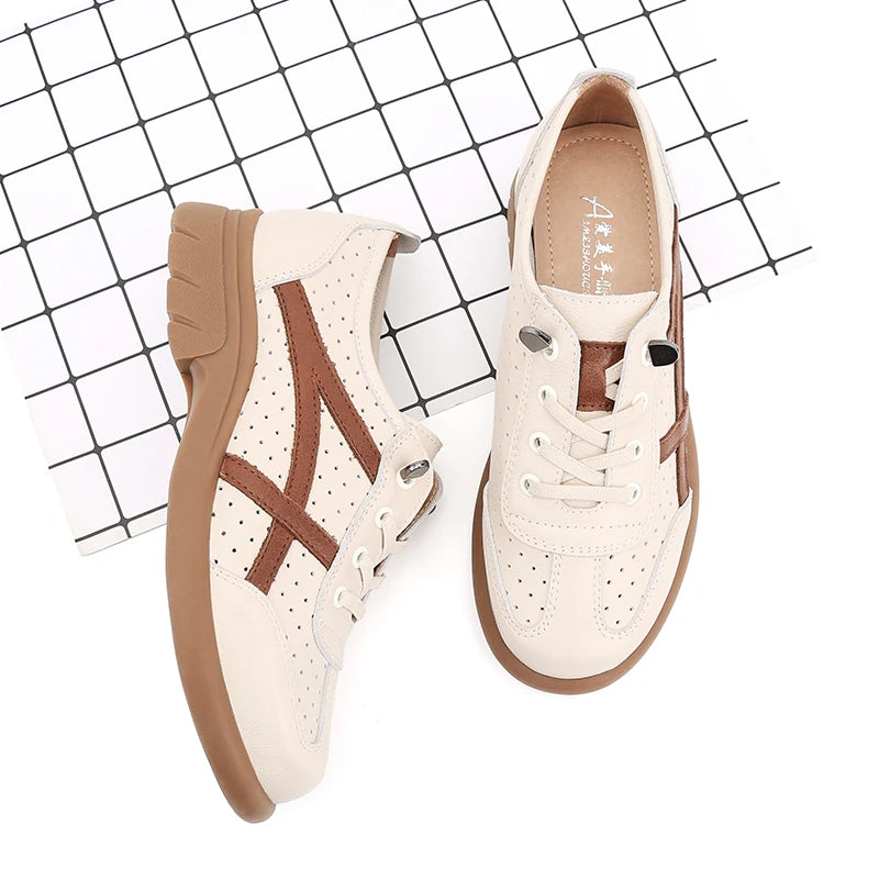 RoyalStride Lens Leather Casual Shoes