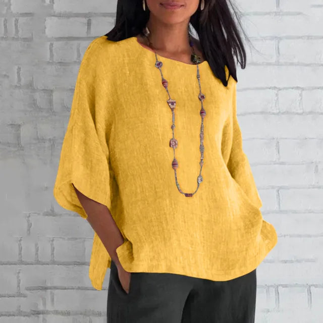 BreezeCotton Losse T-Shirt Tops voor Vrouwen