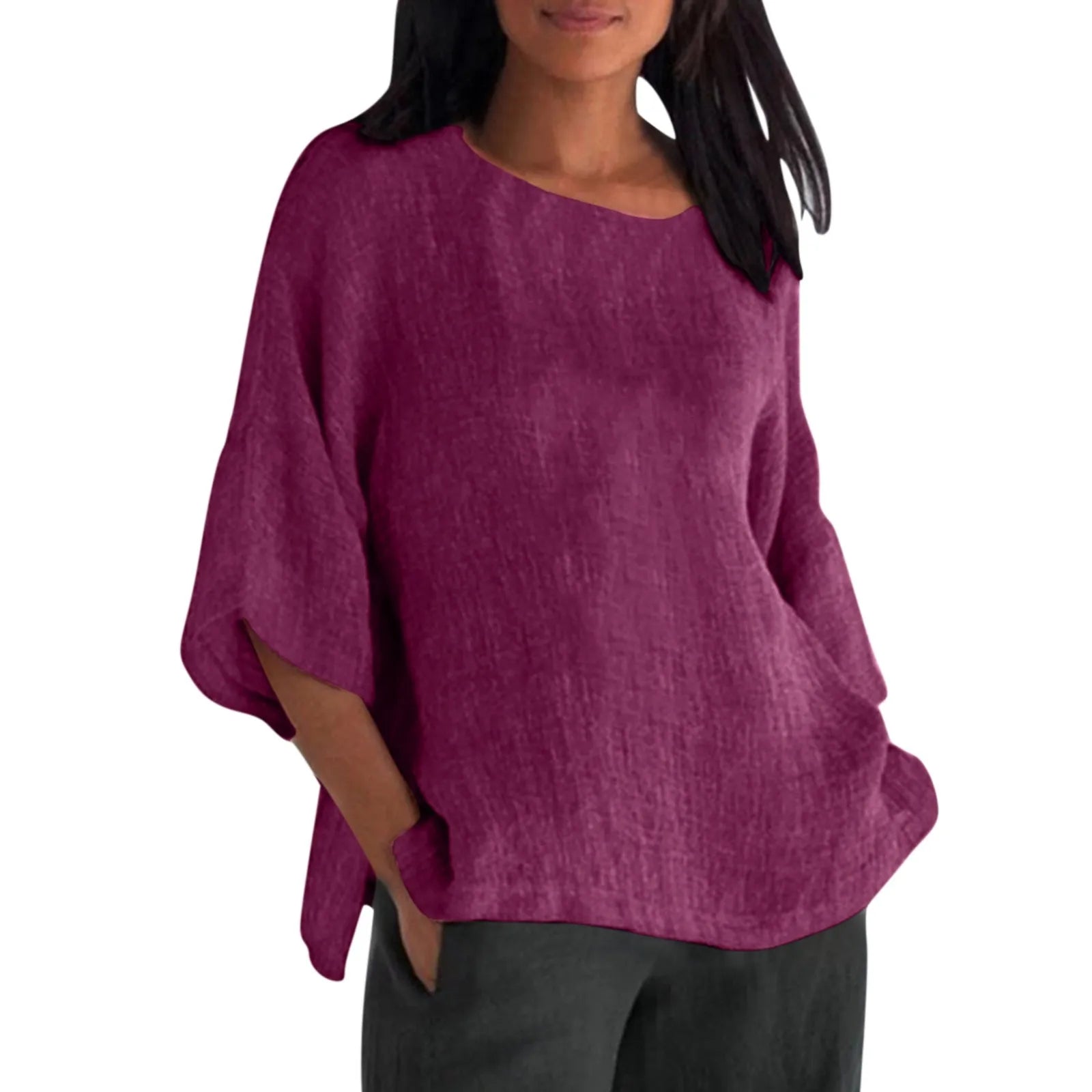 BreezeCotton Losse T-Shirt Tops voor Vrouwen