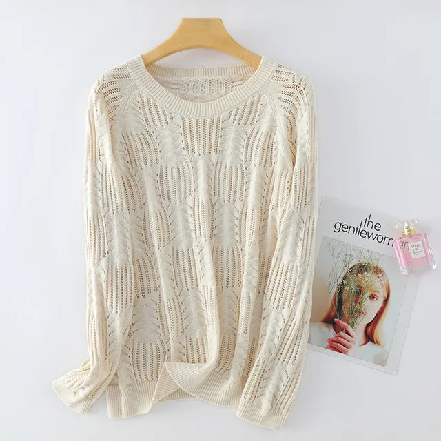 Spring and Summer Stylish Cotton Sweater for Women
