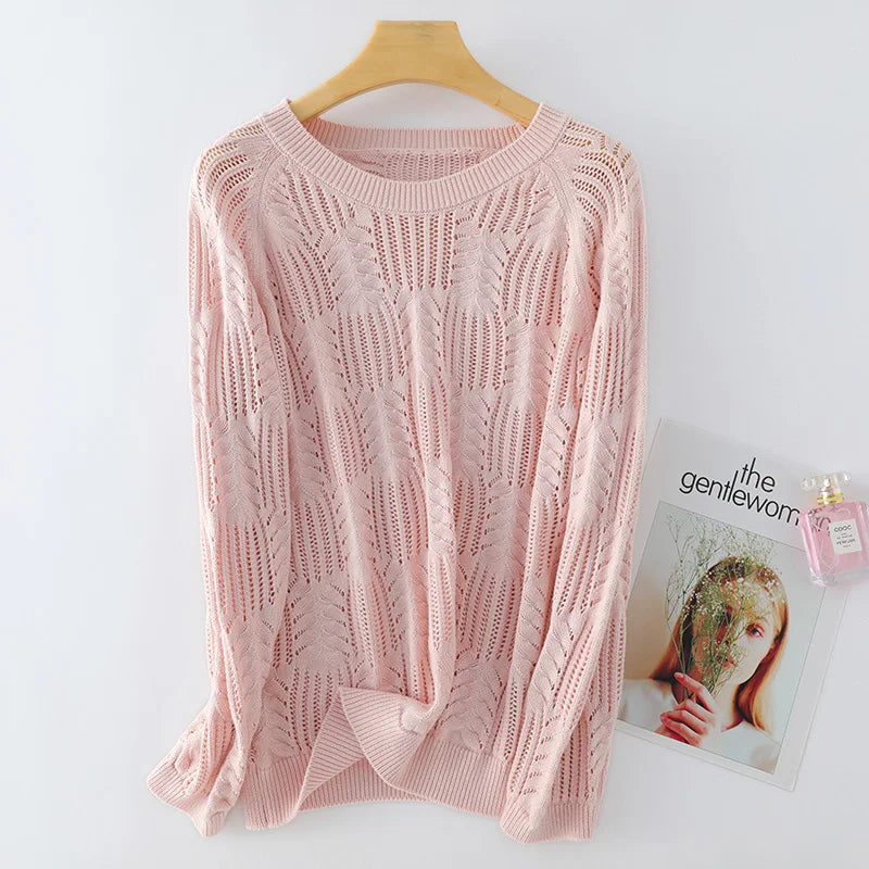 Spring and Summer Stylish Cotton Sweater for Women