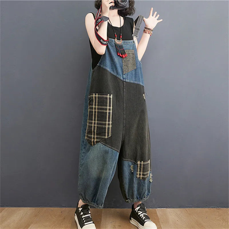 Luna Dames Denim Overalls for Summer Stylish Women