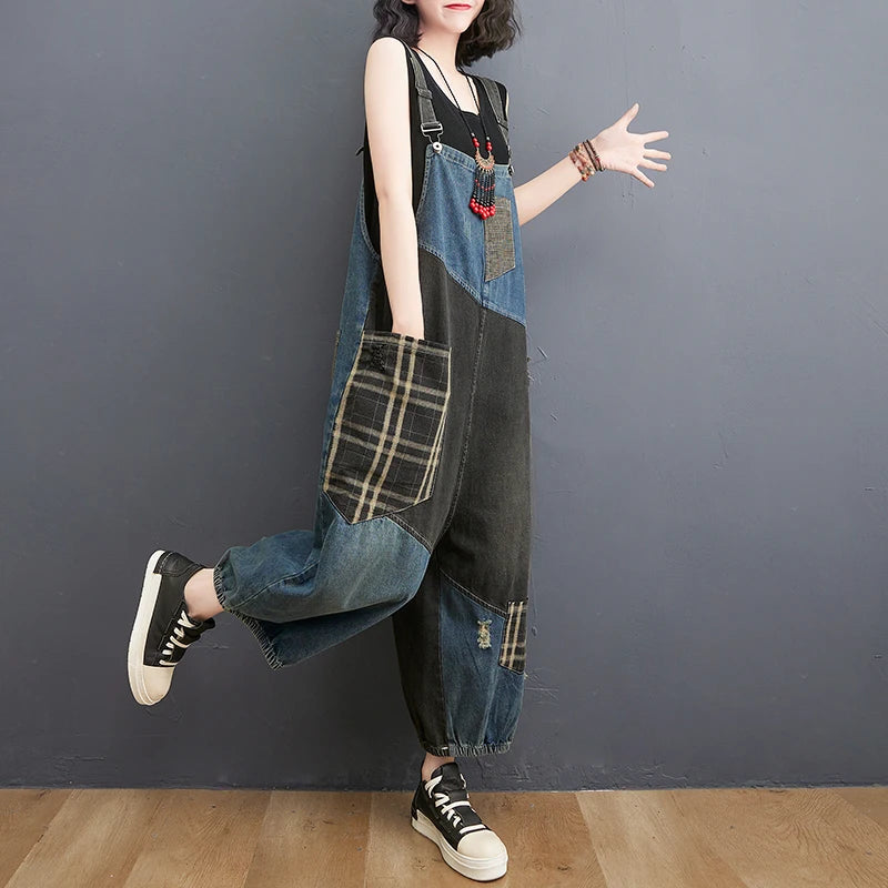 Luna Dames Denim Overalls for Summer Stylish Women