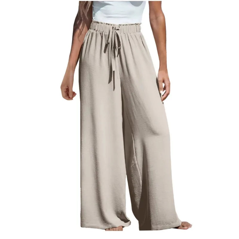 Zomerse Stijlvolle Wijde Broek van Bloesemvrouw