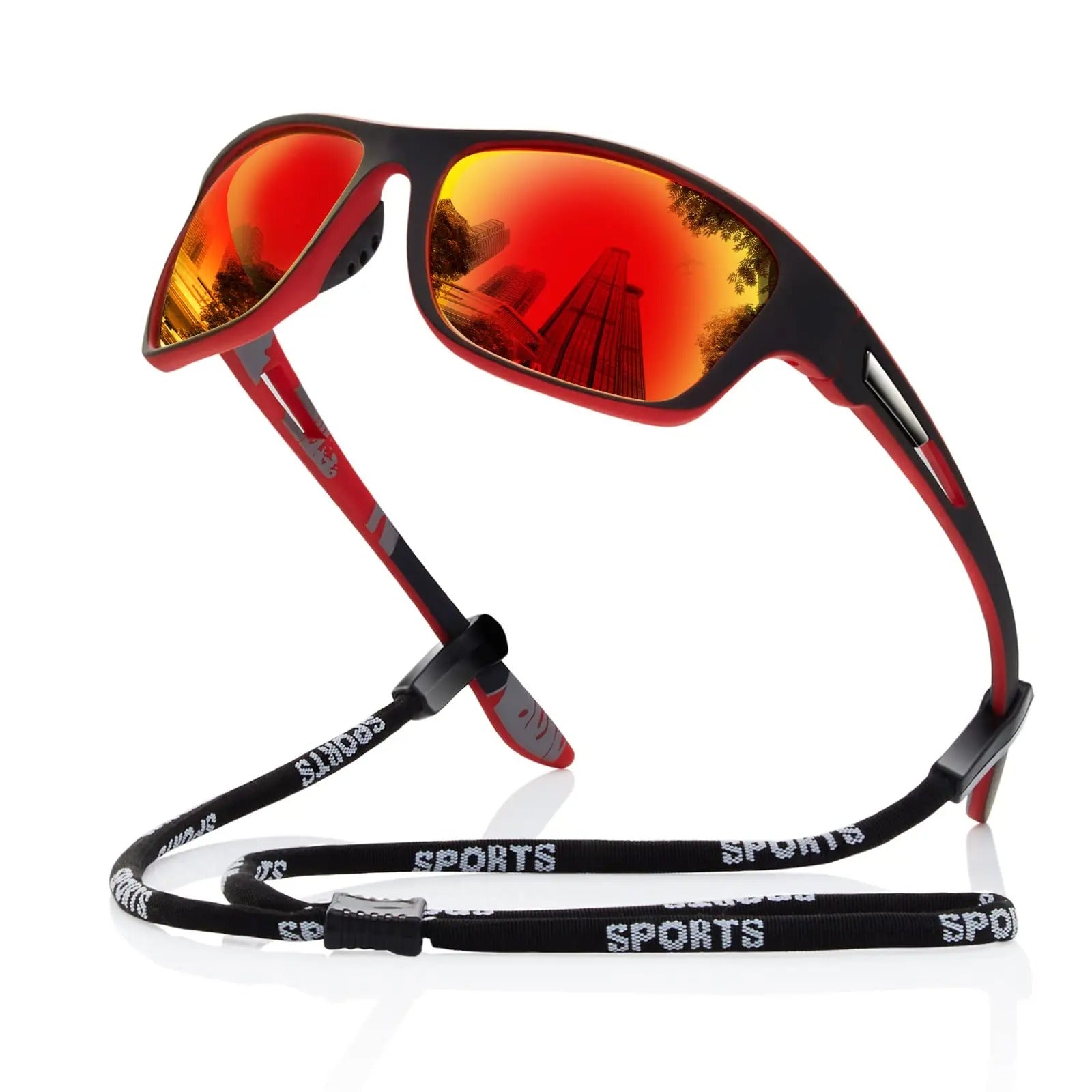 Leichte polarisierte Sportsonnenbrille mit UV400-Schutz für Kinder