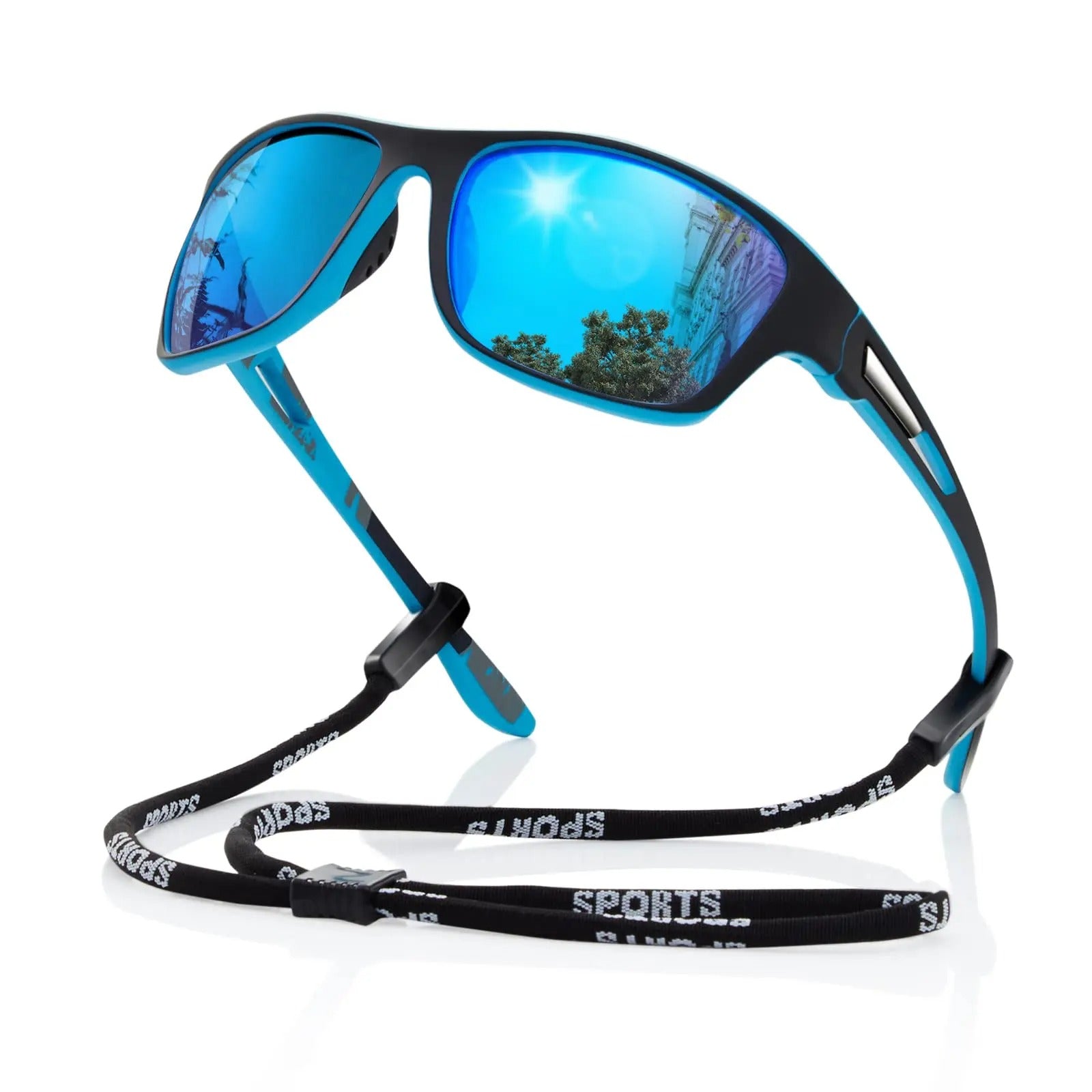 Leichte polarisierte Sportsonnenbrille mit UV400-Schutz für Kinder