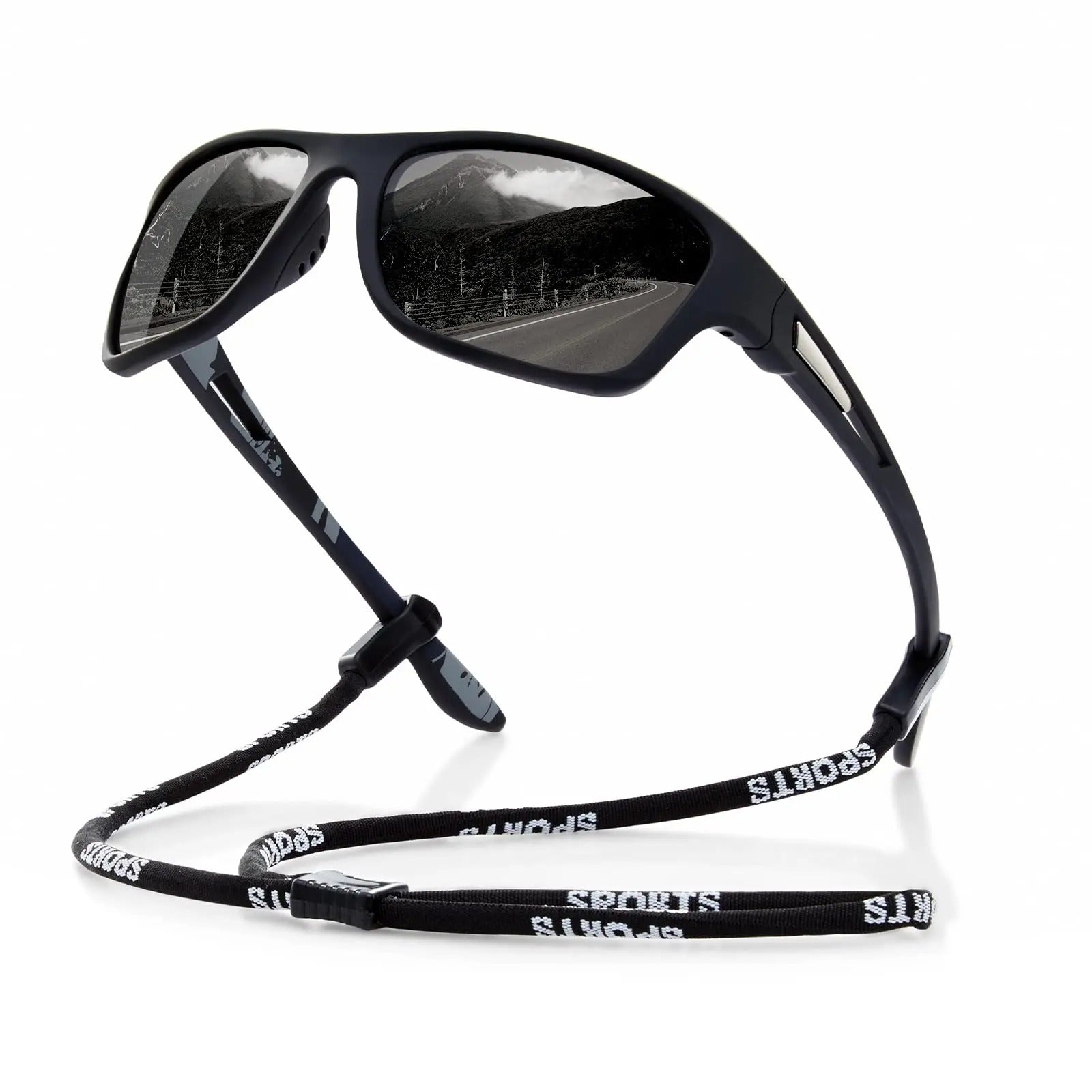 Leichte polarisierte Sportsonnenbrille mit UV400-Schutz für Kinder