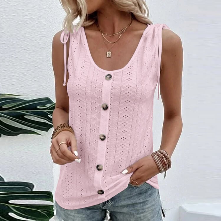 Lisa | Klassiek T-shirt met ronde hals