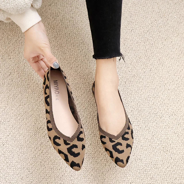 Leopolda Loafers: Stijlvolle Leopard Print Dames Schoenen