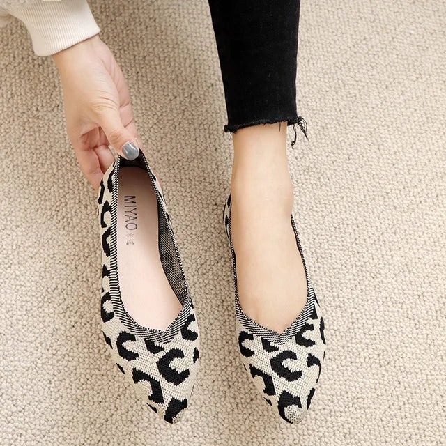 Leopolda Loafers: Stijlvolle Leopard Print Dames Schoenen