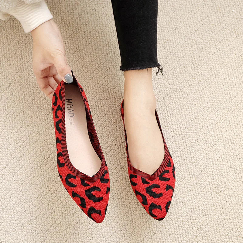 Leopolda Loafers: Stijlvolle Leopard Print Dames Schoenen