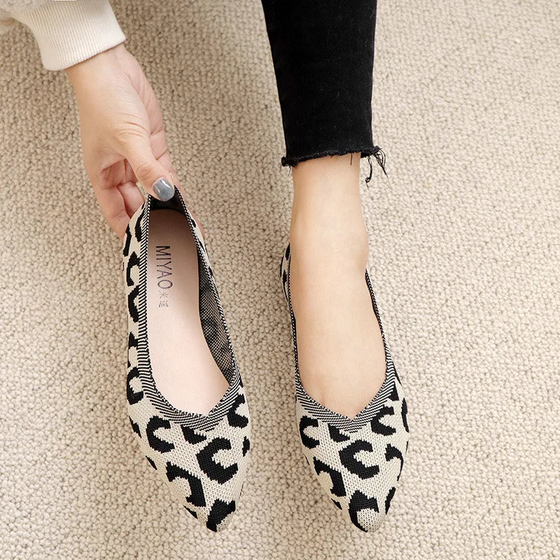 Leopolda Loafers: Stijlvolle Leopard Print Dames Schoenen