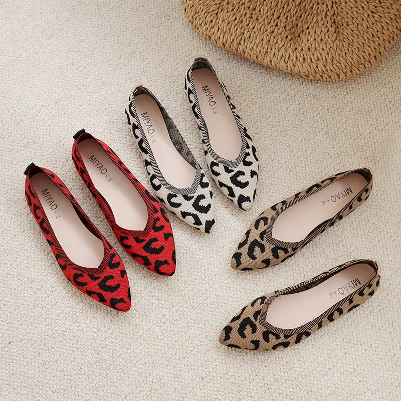 Leopolda Loafers: Stijlvolle Leopard Print Dames Schoenen