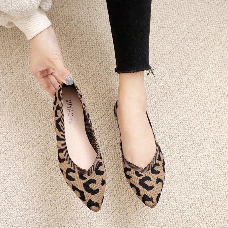 Leopolda Loafers: Stijlvolle Leopard Print Dames Schoenen