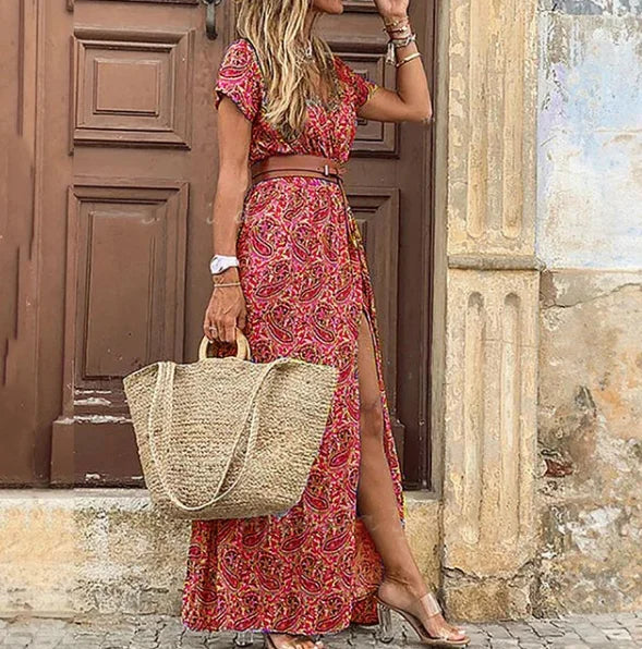 Celeste Boho Strand Maxi Jurk