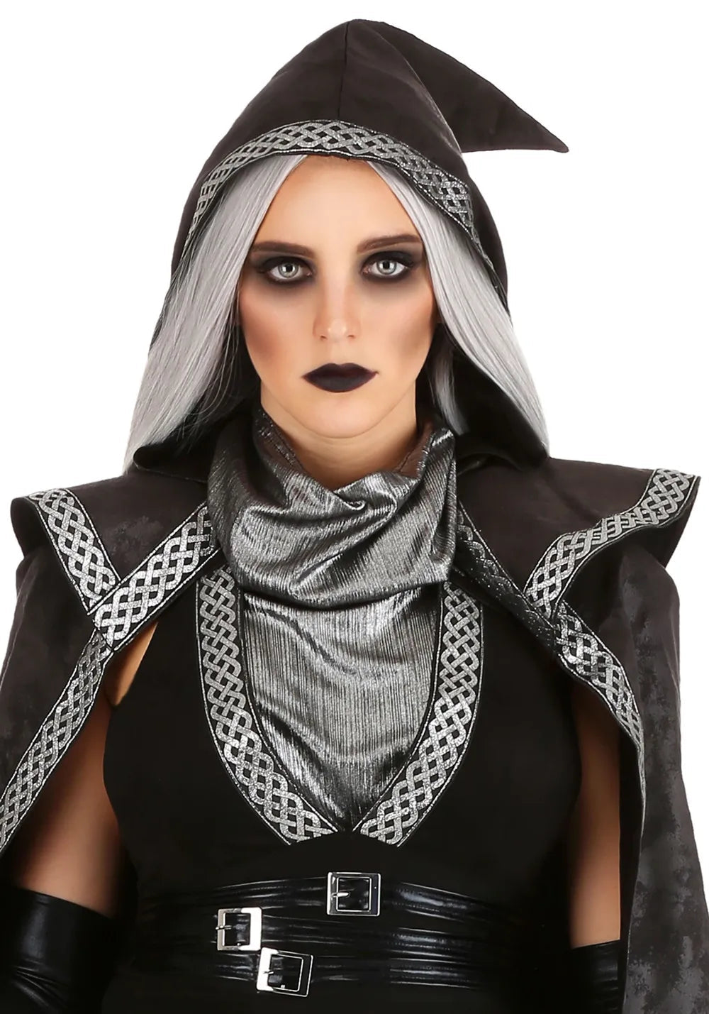 Lorenza | Gothic Wizard kostuummouwen maxi -jurk