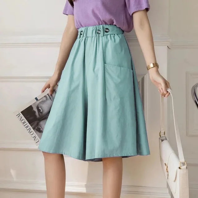 Trendy All-Match Hoge Taille Shorts