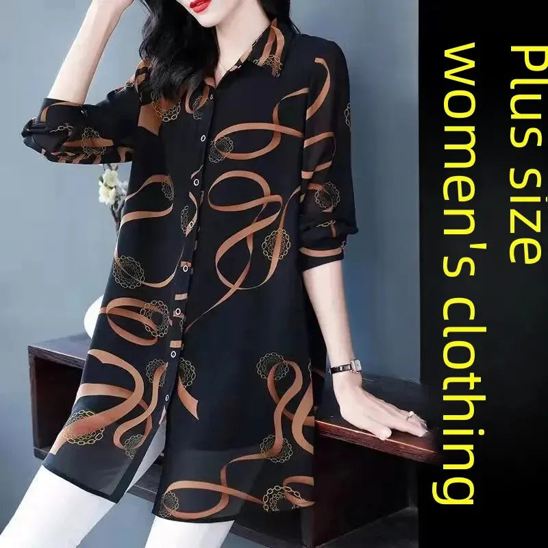 Vrouwelijke Bloemenprint Blouse voor Voorjaar en Zomer