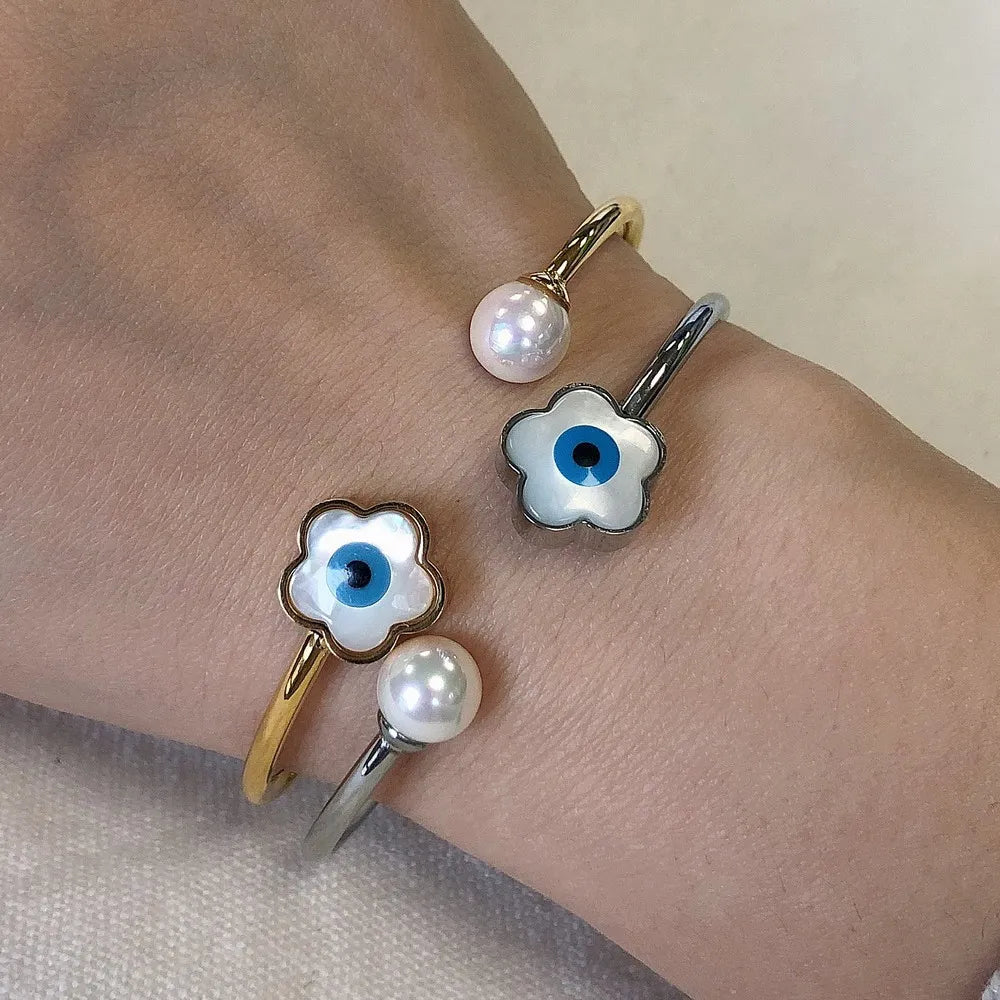 FortunaGlow Turkish Evil Eye Charm Bracelet