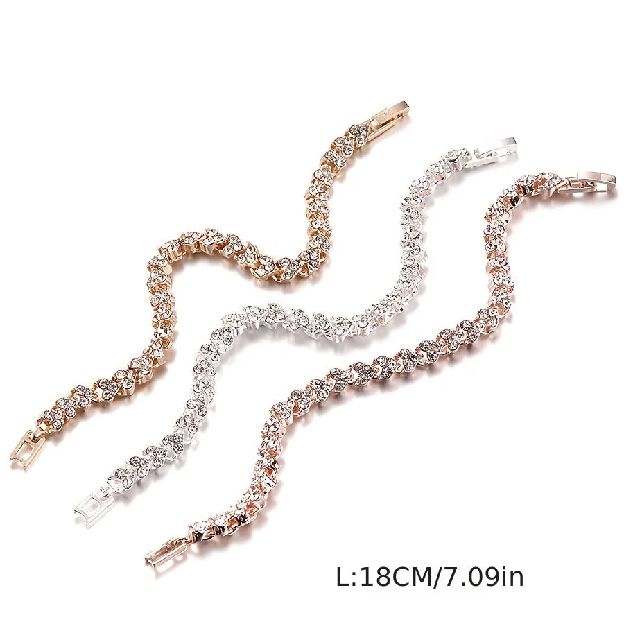 Enchanting Luxury Fashion Rhinestone Zircon Bracelet