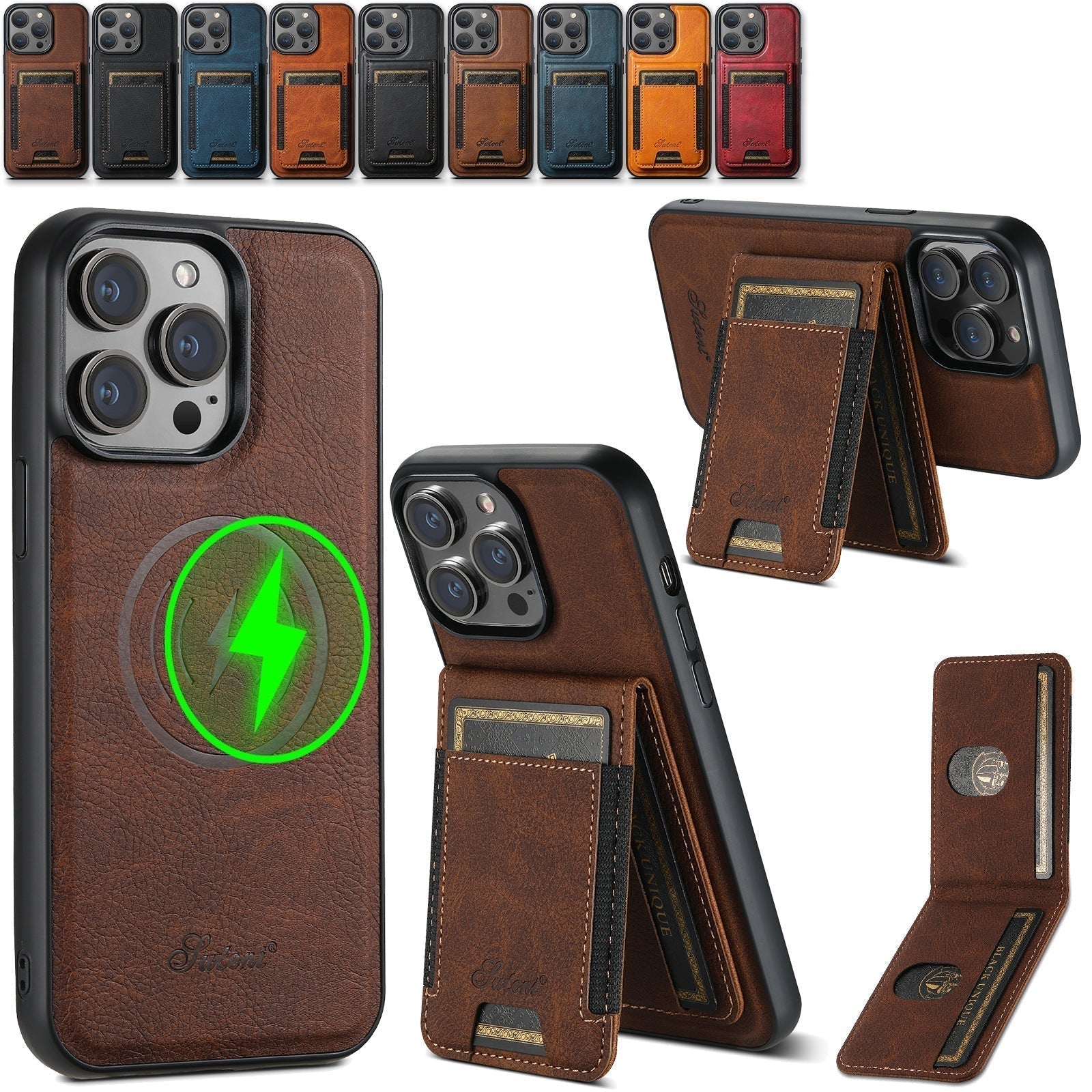 Luxe Telefoonhoes met Pasjeshouder