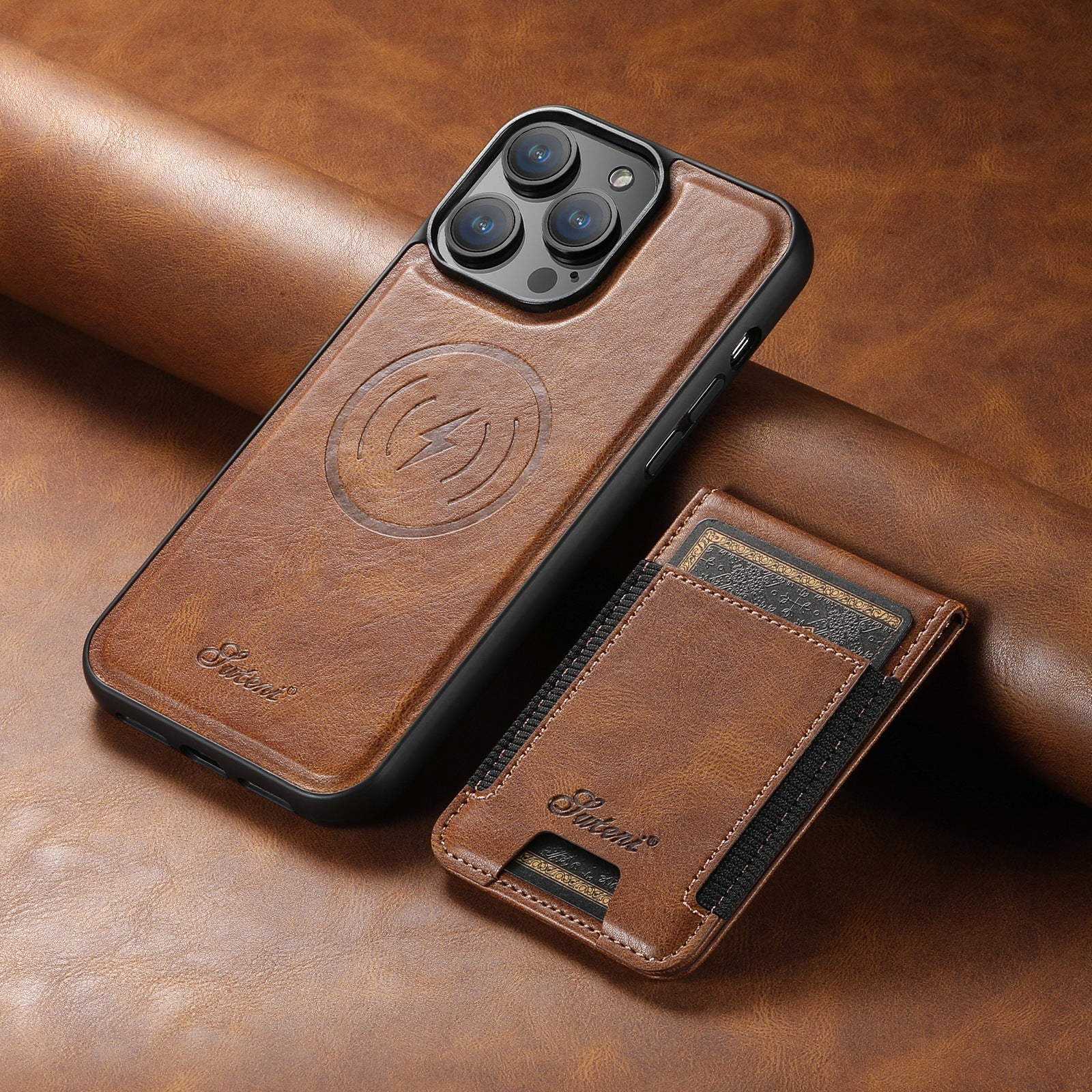 Luxe Telefoonhoes met Pasjeshouder