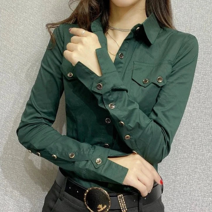 NatuurlijkNest Groene Blouse