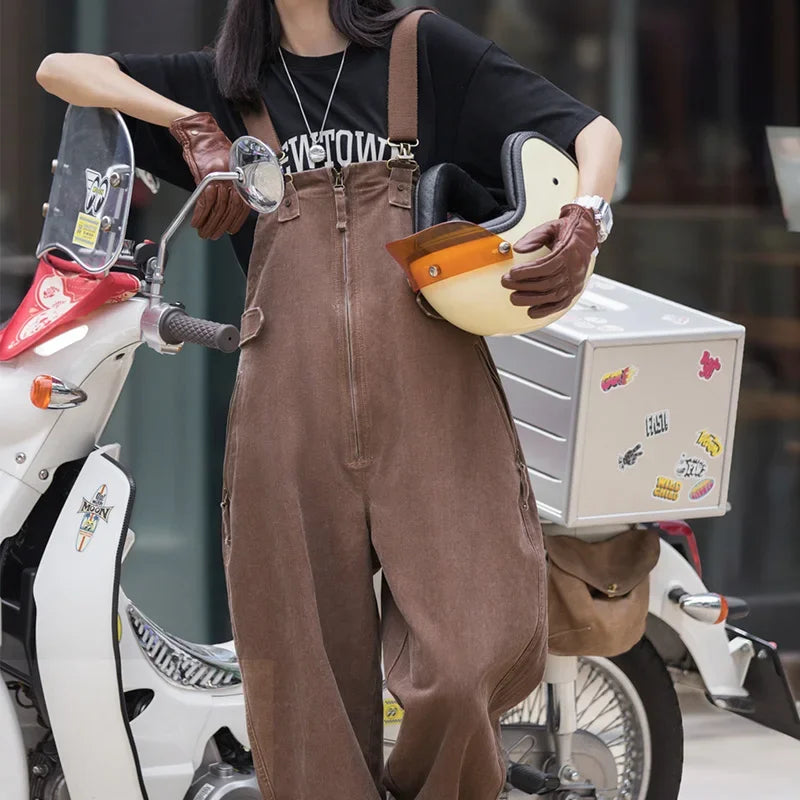 Stijlvolle Stappen Vintage Wasoveralls voor Dames