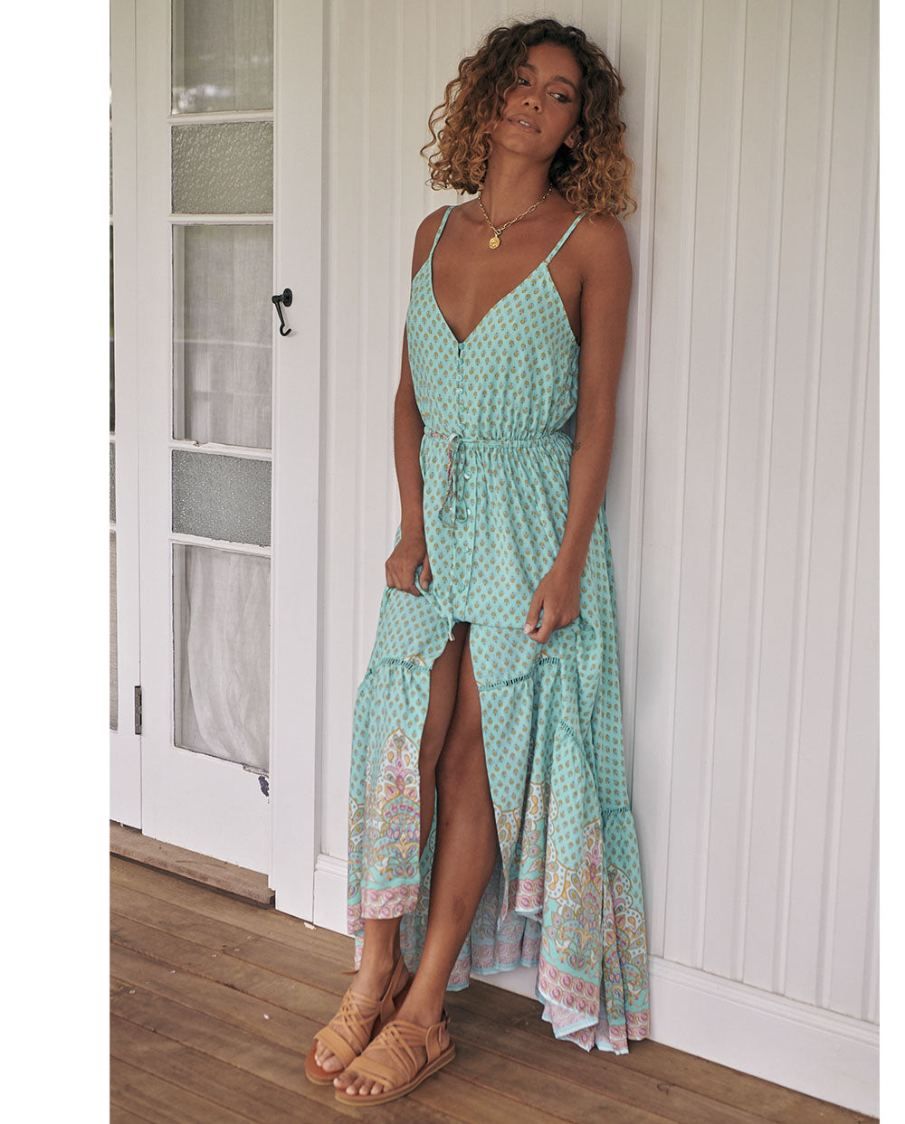 Maria | Lange Boheemse zomerjurk