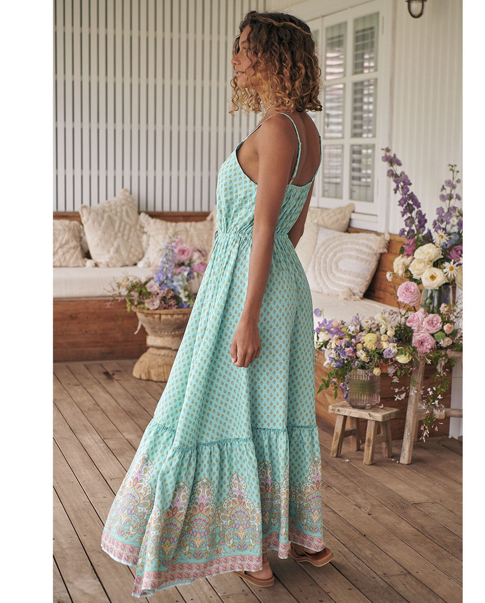Maria | Lange Boheemse zomerjurk