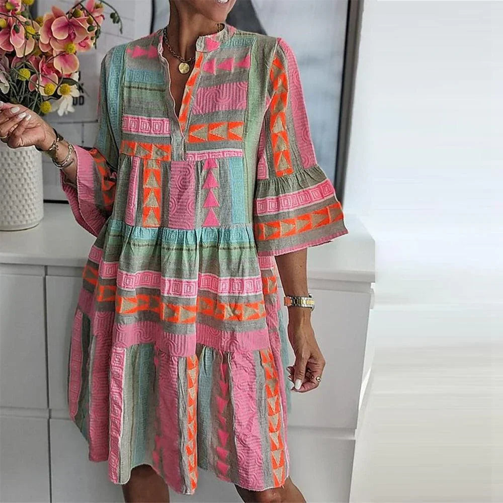 Martina | Dress with a fresh print