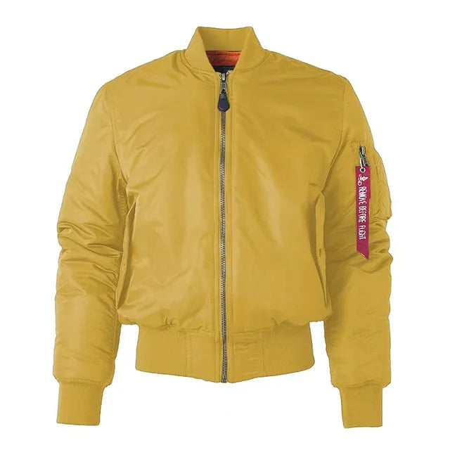VELANORA - Hochwertige Bomberjacke mit Reißverschluss