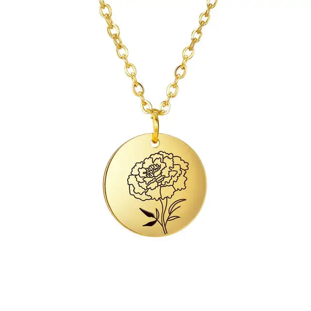 Mijn Vorm Maandelijkse Bloemen Ketting - Jouw Persoonlijke Bloemenreis!