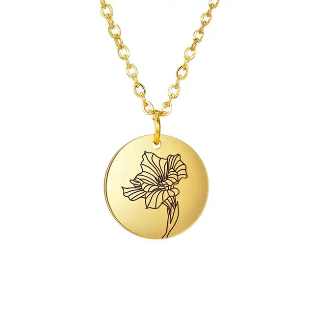 Mijn Vorm Maandelijkse Bloemen Ketting - Jouw Persoonlijke Bloemenreis!